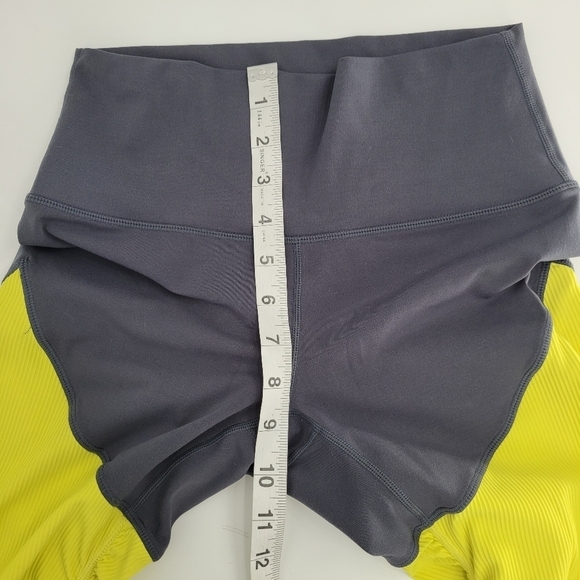 Zyia active grey yellow parallel lux high rise leggings size small - Picture 7 of 7